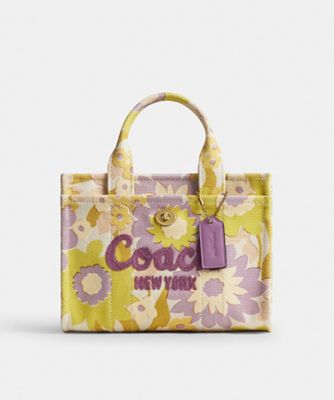 可愛いフローラル柄☆2WAY【COACH】カーゴトートバッグ カーゴ トート バッグ 20・フローラル プリント | COACH